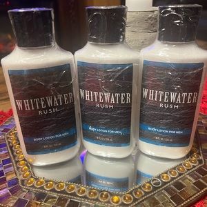 White water rush lotion x3
